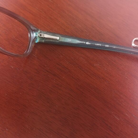 Lacoste Ladies Optical Frame Eyewear Aqua Green & Brown - Picture 7 of 16